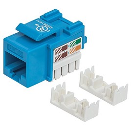 Jack Keystone Cat5e UTP RJ45 Hembra, Conector de Red Ethernet, Punch Down 110/Krone, para Pared, Placa y Panel de Parcheo, Keystone Jack 8P8C, Intellinet 210546