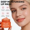 Paquete de 18 máscaras para dormir de labios, tratamiento profundo