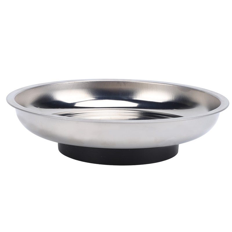 150mm Round Magnetic Parts Tray Stainless Steel 1000 to 1200