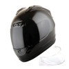 1Storm New Motorcycle Bike Full Face Helmet JH901 Glossy Black