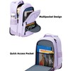 MATEIN Rolling Backpack for Women, 17 Inch Travel Laptop Backpacks