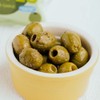 OLOVES Green Greek Pitted Olives | Basil & Garlic |