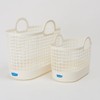 Freddyrek Laundry Hamper, Mini Polyethylene, Made in Japan, 3.2 gal