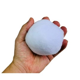 Supoice 30 Pack Snow Fight Balls 3 Inch Large Size Christmas & Winter Holiday Realistic Fake Snow Toys for Indoor & Outdoor Snow Fight & Toss Game