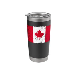 Canada Flag Canadian Men Woman Canada Stainless Steel Insulated Tumbler