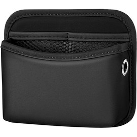 Bolsillo de almacenamiento lateral para asiento de coche, bolsillo organizador de consola de coche de piel sintética, organizador universal de bolsillo lateral de coche, adecuado para guardar
