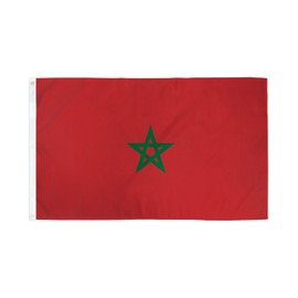 AZ FLAG Morocco Flag 3' x 5' - Moroccan flags 90 x 150 cm - Banner 3x5 ft Light polyester