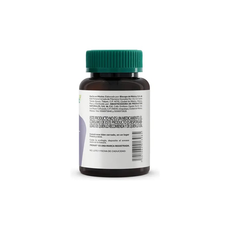 Pronat Suplemento Prosunat Cápsula 60 Unidades 90g. Natural