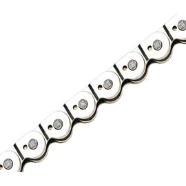 Point Mask 10105901 Bicycle Chain with 102 Links / 1-Speed / 1/2-Inch x 1/8-Inch/Chromed