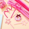 DOITOOL 500 Pcs Pink Pipe Cleaners for Crafts Soft Fuzzy