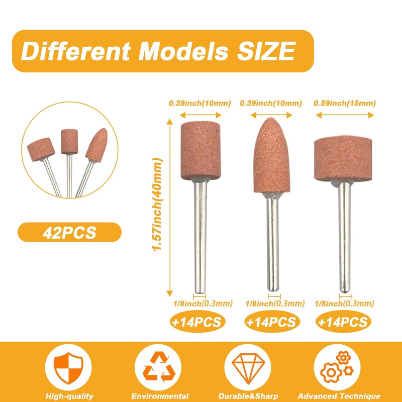 Sanding Bits for Dremel Rotary Tool Kit Compatible with dremel