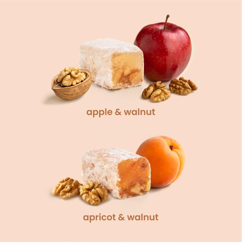 Liberty Orchards Original Aplets & Cotlets - Gourmet Chewy Snack