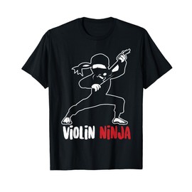 Violin Ninja Cute Violinist Musician Funny Music Player Gift T-Shirt