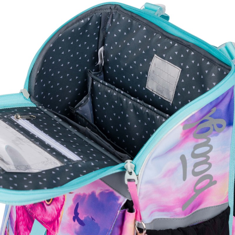 Baagl Girls' School Bag for 1st Class - Ergonomic School