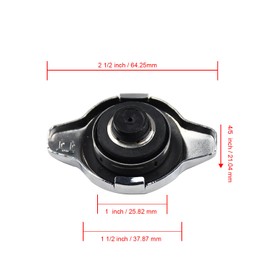 Molloparts Cap Radiator 17580-16060 TA140-16160 Compatible with Kubota Tractors L M Series RTV900 L4310 L4330 L4400 L3240 L3400 SQ-1140 SQ-1200 SQ-3170 M4800 M4900 M5700 MX4700 MX5000