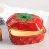 Bicuzat Ceramic Butter Dish with Lid Butter Keeper Butter Plate