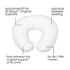 Boppy Original Nursing Pillow Liner, Bright White, Machine Washable and