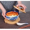 Happy Sales, Japanese Kamameshi Vintage Style Rice Noodle Ramen Bowl