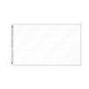Flagmax Plain white Flag 5ft x 3ft (90cm x 150cm)