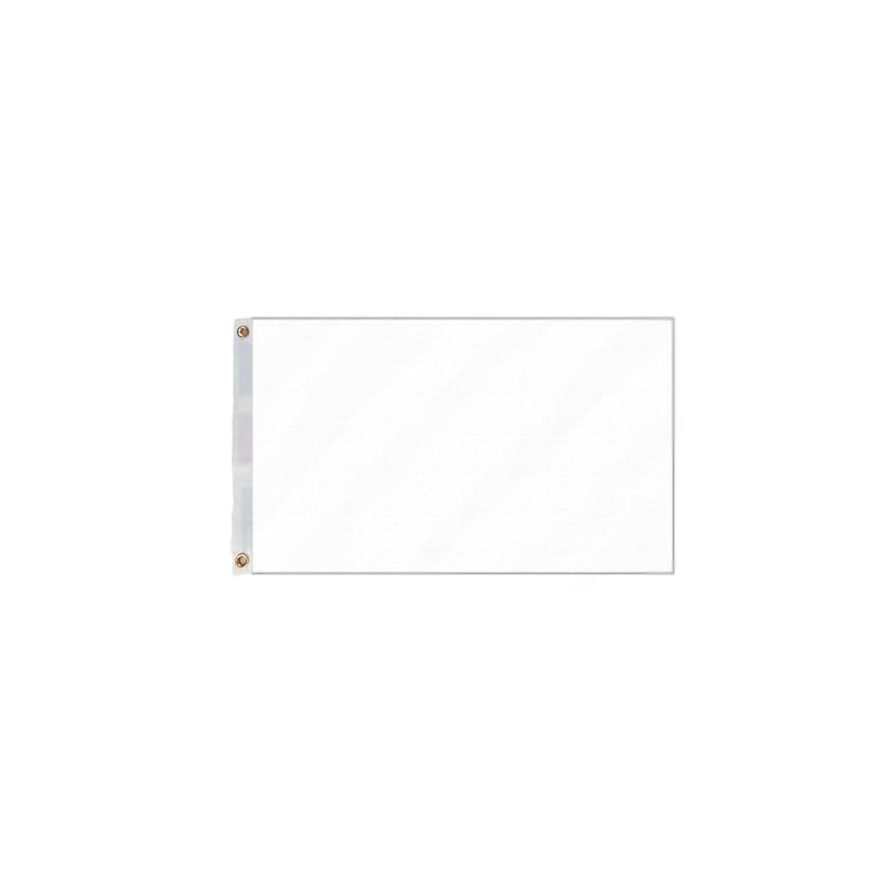 Flagmax Plain white Flag 5ft x 3ft (90cm x 150cm)