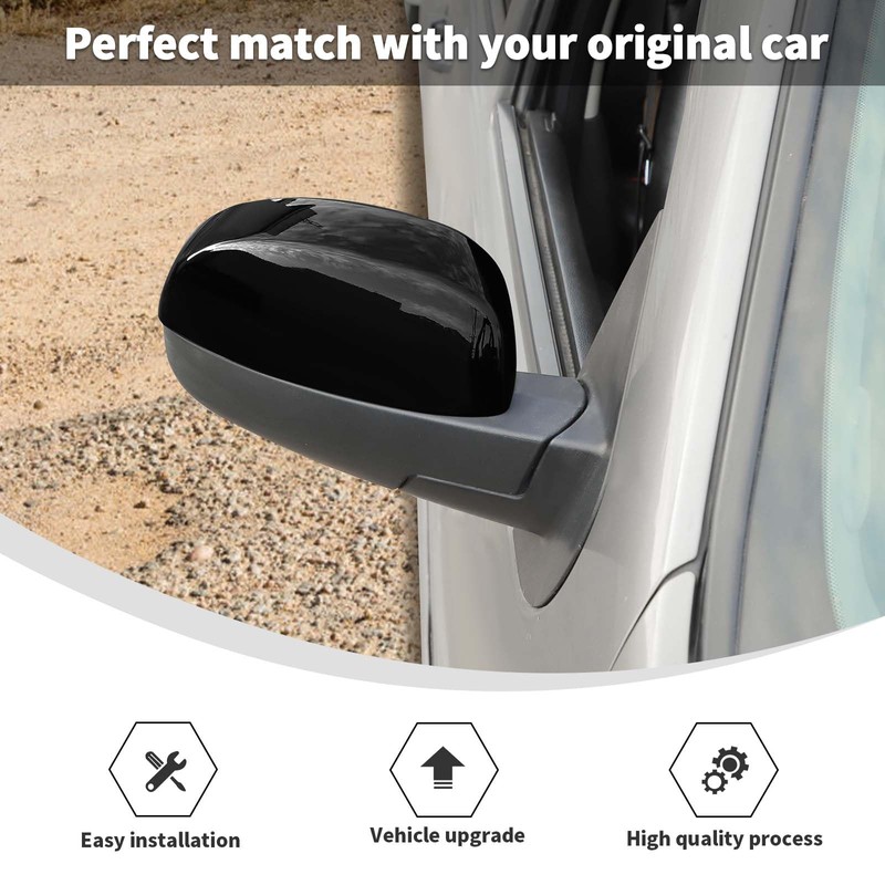Linskip Driver and Passenger Side Mirror Covers for Chevy Avalanche