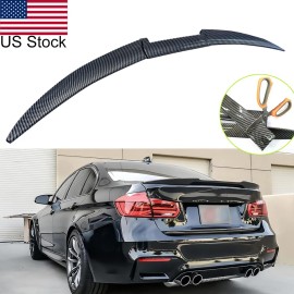 ryck motoring 46''-54'' Adjustable Carbon Fiber Pattern Sport Racing Rear Trunk Spoiler Wing