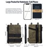 VIPERADE VE18N-OW Waxed Canvas Zipper Wallet, Slim Pocket Pouch, 3