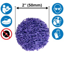 12PACK - 2" Mini Quick Change Strip & Clean Discs, Purple Easy Strip Disc for Die Grinder, Surface Treatment, Rust Paint Glue Removal, **RPM** 13,000**, Descaling (Coarse)