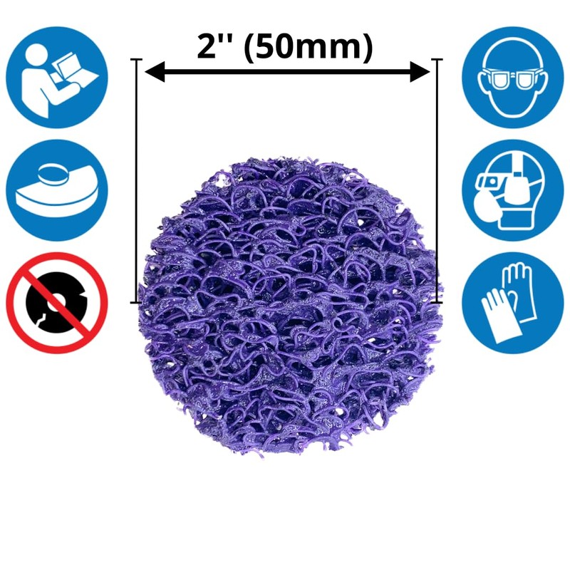 12PACK - 2" Mini Quick Change Strip & Clean Discs,