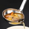 Oil Separating Stainless Steel Soup Ladle, 1 Count Grease Trap