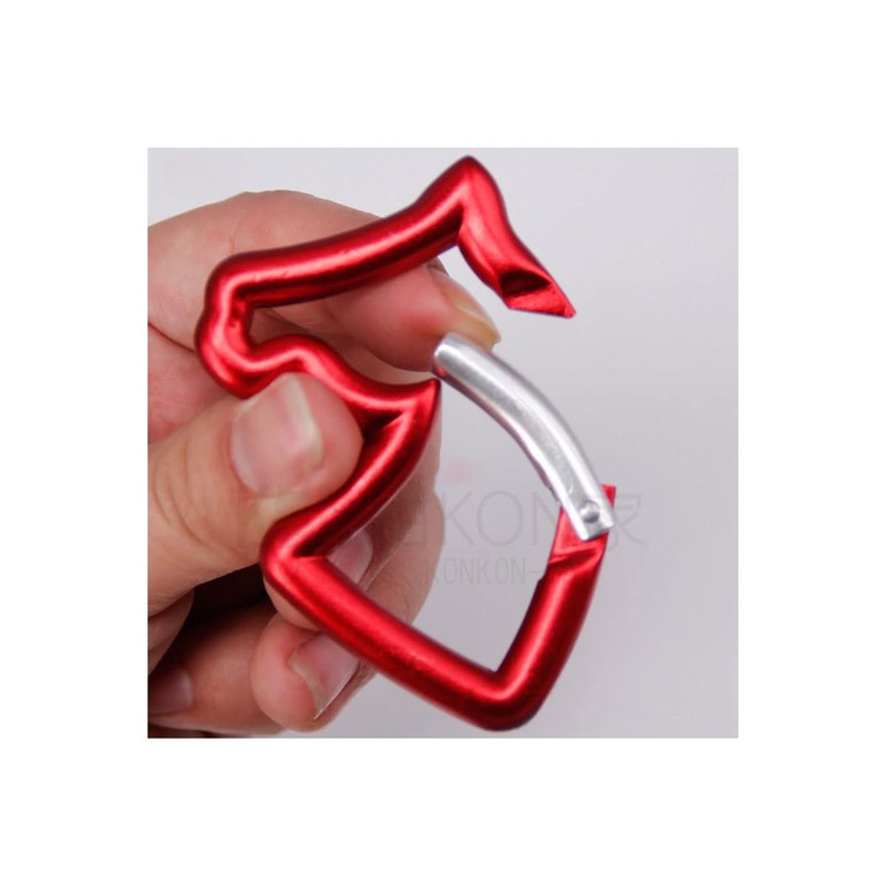 KON Carabiner Horse Shaped Cute Keychain Hook Aluminum Multi-functional Carabiner