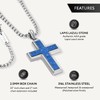 RTZN® Lapis Lazuli Cross Necklace for Men – Premium Handcrafted