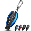 QBUC for Dodge Key Fob Cover with Keychain TPU Key