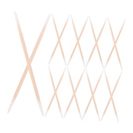 GANAZONO 2Pcs Dual Pointed Tip Micro Swabs for Makeup Application Cleaning Long Cotton Swabs with Precision Tips for Eyebrow Eyeliner and Lip Liner Detailing Approx Bag