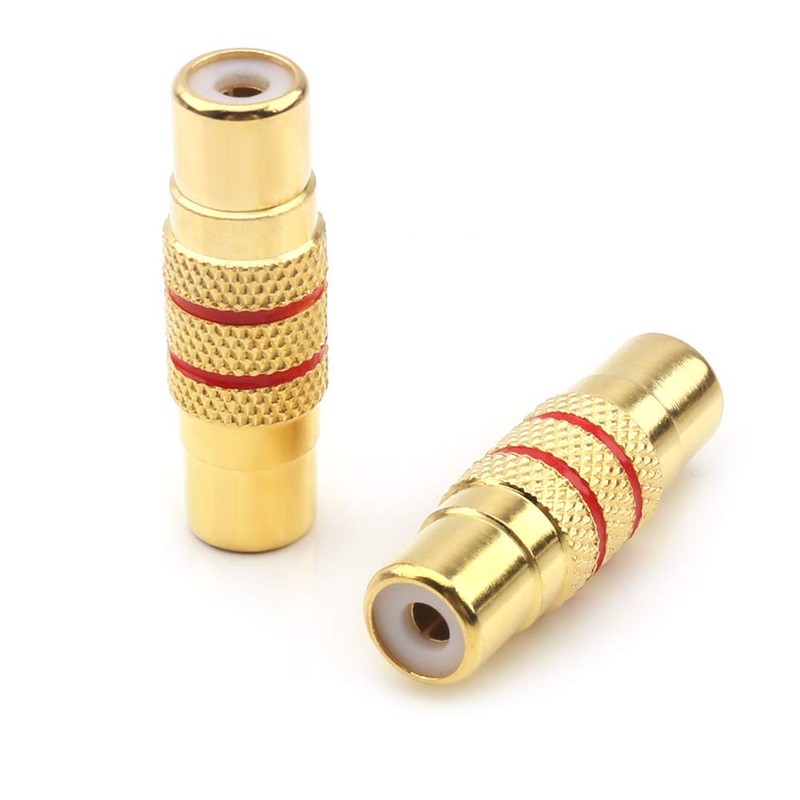 NANYI RCA Female to RCA Female Interconnect Coupler Adapter, with