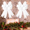 Large Fall Bow Wreath Thanksgiving Decor Buffalo Bows for Indoor