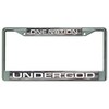 One Nation Under God Chrome License Plate Frame