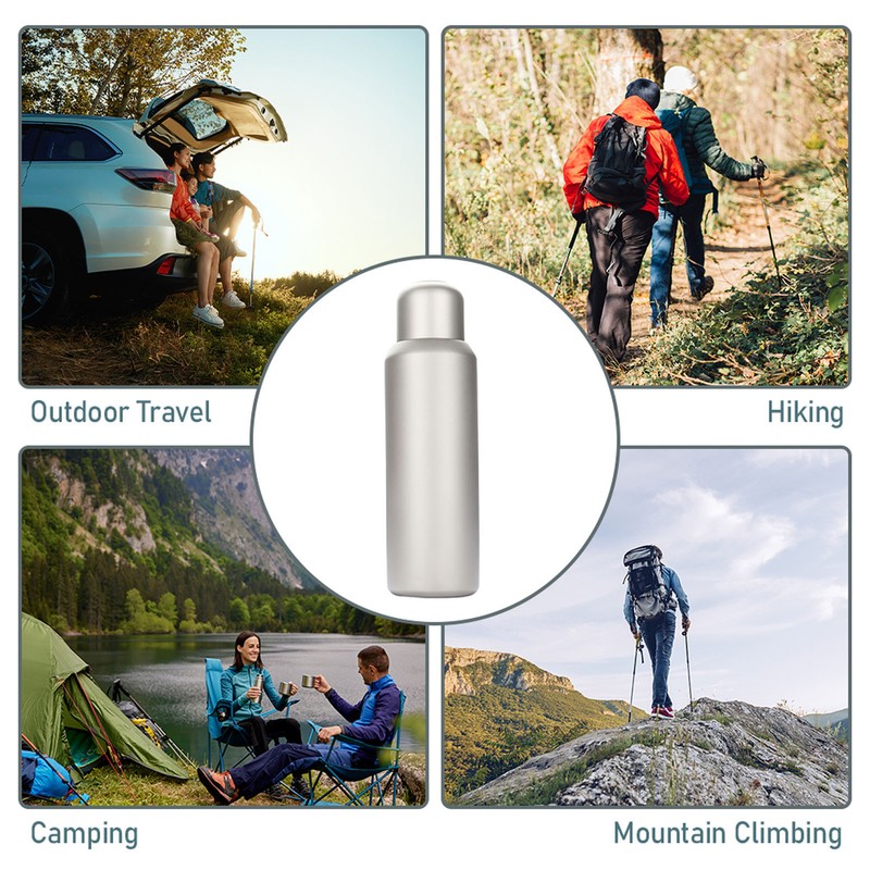 Outdoor 1.5L Ti Water Bottles Sports Water Bottle with Strainer