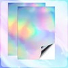 20Pcs Printable Holographic Sticker Paper A4 Dries Quickly Waterproof PET