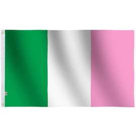 Premium Newfoundland Old Republic Tricolor Large 3 X 5 Ft,Canvas Header and Double Stitched - Brass Grommets for Easy Display,Star of the Sea Association (SOSA) Flag Ships from Canada