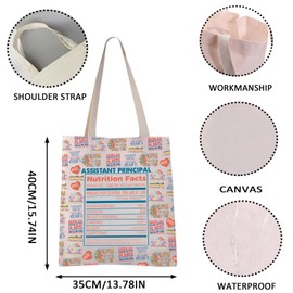 Assistant Principal Tote Bag Principal Thank You Gift Principal Retirement Gift (Assistant Principal tote CA)
