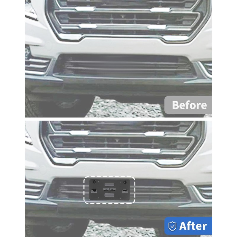 DSWSQ Front Bumper License Plate Frame Bracket Holder Compatible with