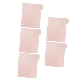 VILLFUL 5sheets Binder Dividers Tabs for Organizing Notebooks Reports and Journals File Dividers for Students and Professionals Punch Design