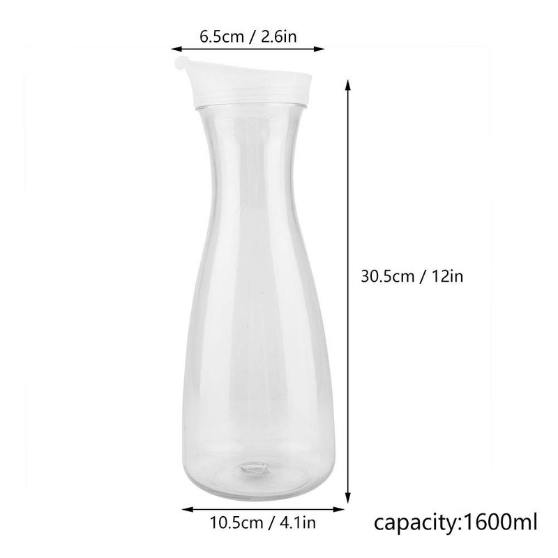 Juice Bottle, Acrylic Transparent Water Jug, Ice Cold Juice, Milk