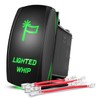 Nilight Lighted Whip Rocker Switch Led Light Bar 5Pin Laser