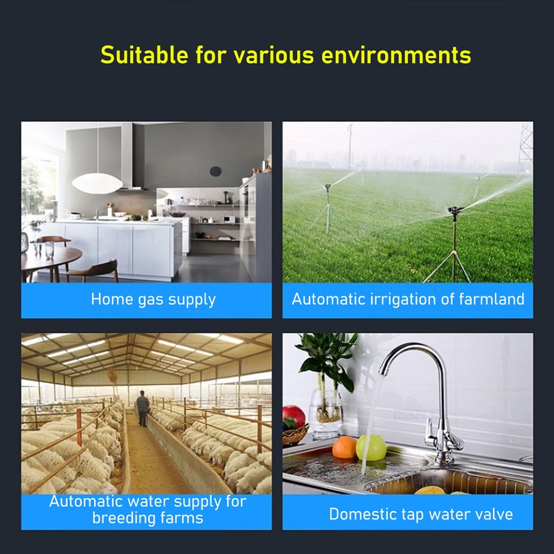 Gas Shut Off Valve Automatic Stable Valve Controller with Alarm