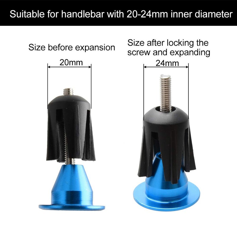 TOPCABIN Bike Grips Double Lock on Locking Bicycle Handlebar Grips