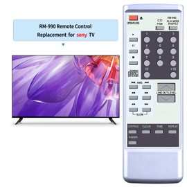 RM-990 Replacement Remote Control Compatible for Sony CD Player CDP497 CDP590 CDP790 CDP970 CDP990