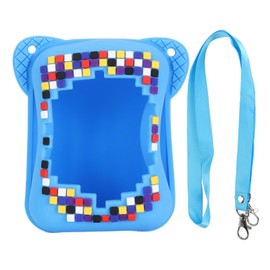 Silikonhülle für Bitzee Interactive Toy Digital Pet, Schützende Hauthülle mit Trageband, Kratzfeste Reise-Aufbewahrungstasche für Elektronische Haustiere (Blue)