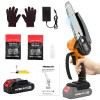 MITOOL KIT Cordless Chainsaw 20V With 2.0ah Battery 6-Inch Hand-held